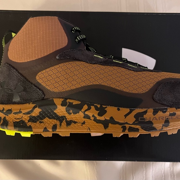 NIB Under Armour Charged Bandit Trek 2 Men's Hiking Shoes Ochre Walnut Brown (9) - Picture 3 of 7
